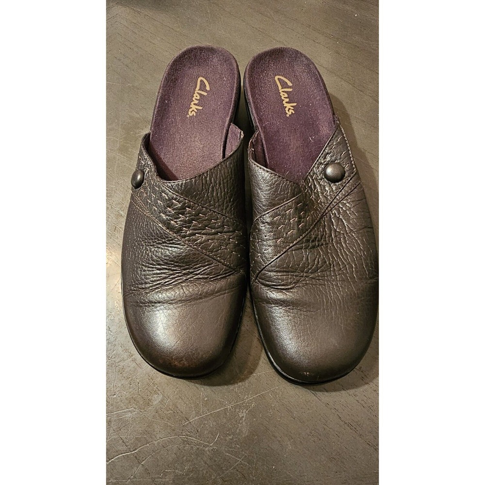 Clarks women's shoes Size 11 Brown Slip On - Picture 4 of 4